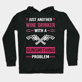 Wine Drinker Gunsmithing Gunsmith Hoodie